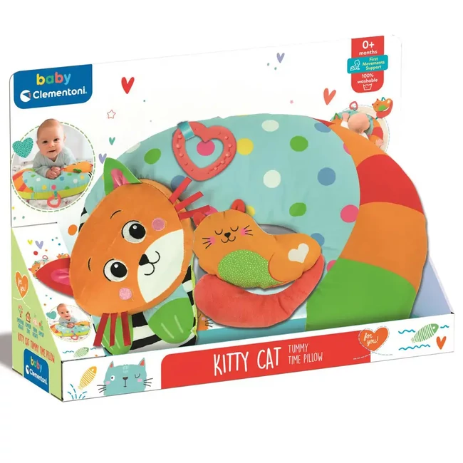 Clementoni Baby: Cicás pocakpárna 31×44 cm