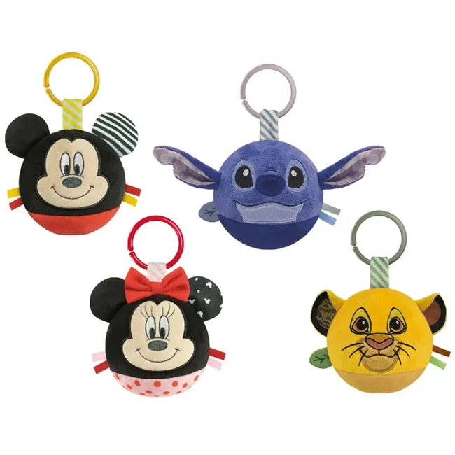 Clementoni Baby: Disney Baby puha plüss labdafigurák négyféle változatban 1 db