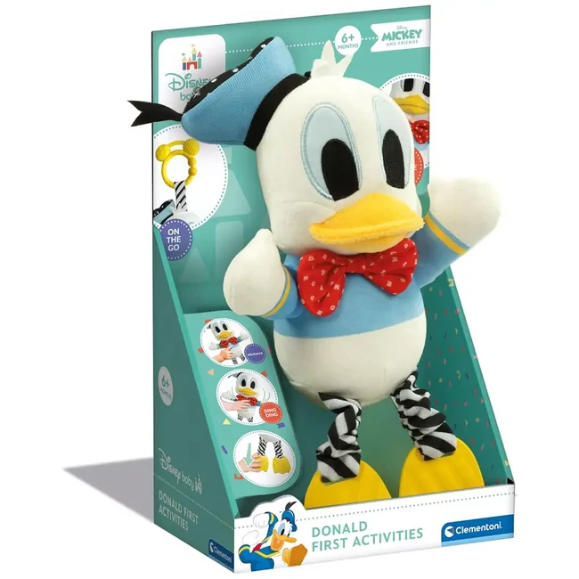Disney Donald kacsa puha plüss babajáték – Clementoni