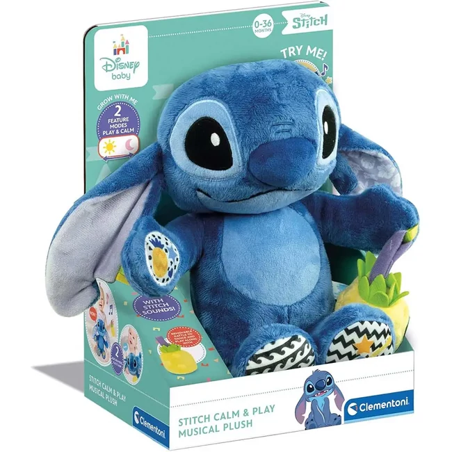 Interaktív Disney Stitch plüss figura – Clementoni