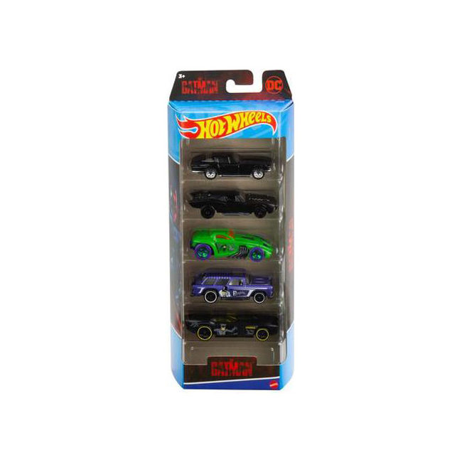 Hot Wheels: The Batman 5 db-os kisautó csomag – Mattel