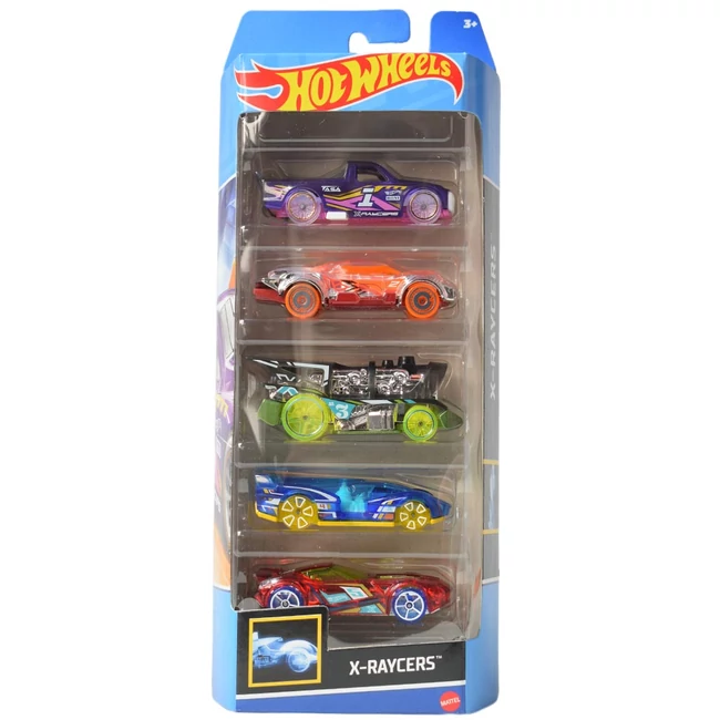 Hot Wheels: X-Raycers kisautó 5 db-os szett – Mattel