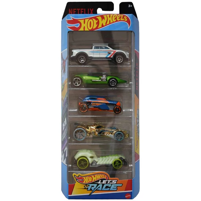 Hot Wheels: Let's Race 5 db-os kisautó szett – Mattel