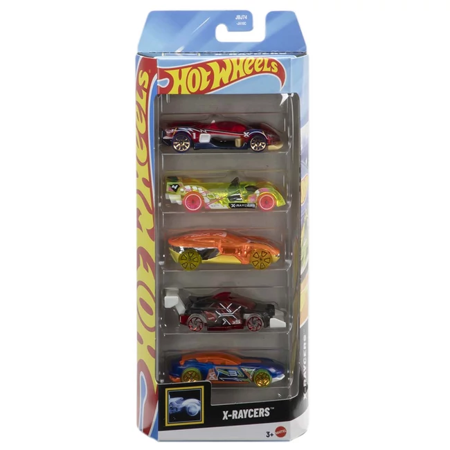 Hot Wheels: X-Raycers 5 db-os kisautó szett 1/64-es méretarány – Mattel