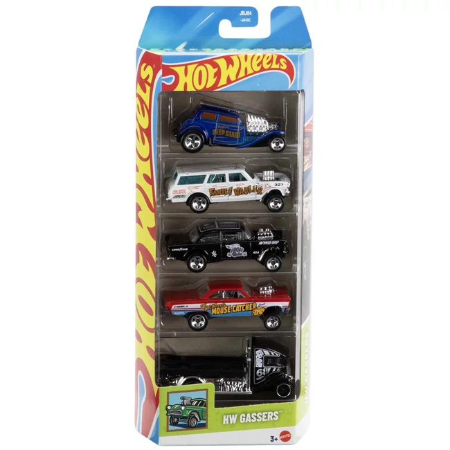 Hot Wheels: Gassers 5 db-os kisautó szett 1/64 – Mattel