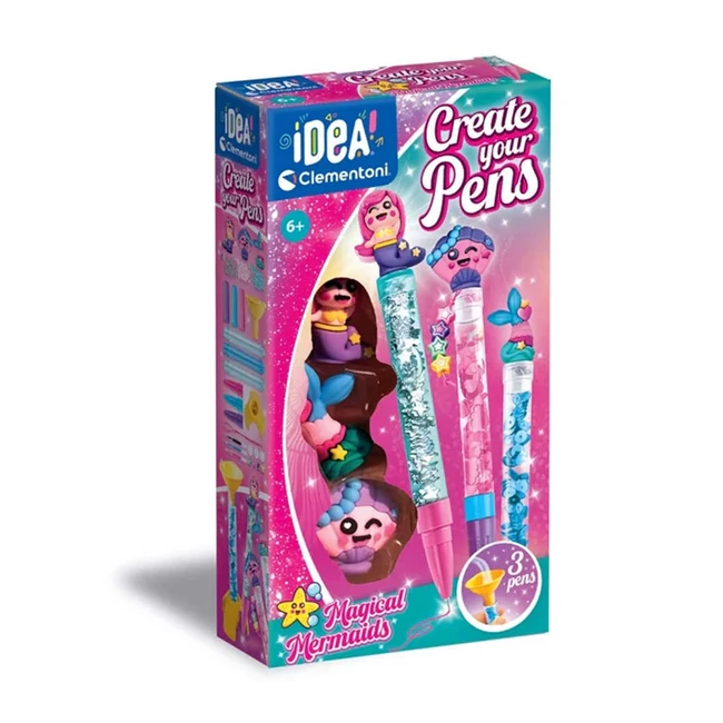 Idea! Mini hableány toll készítő szett – Clementoni