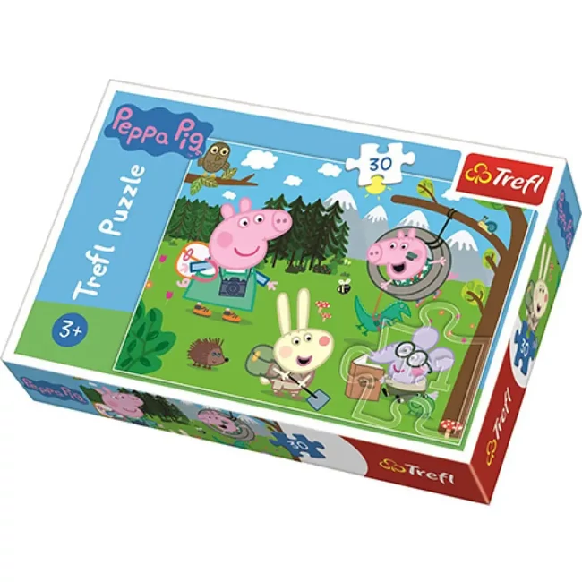 Peppa malac: Az erdő felfedezése puzzle 30 db-os – Trefl
