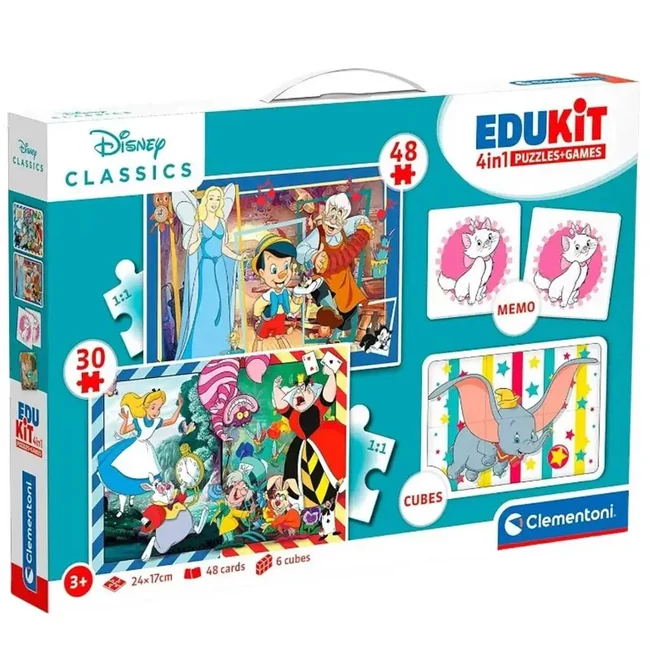 Edukit: Disney Classic 4 az 1-ben játékgyűjtemény – Clementoni