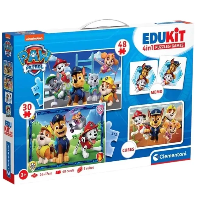 Edukit: Mancs Őrjárat 4 az 1-ben játékgyűjtemény – Clementoni