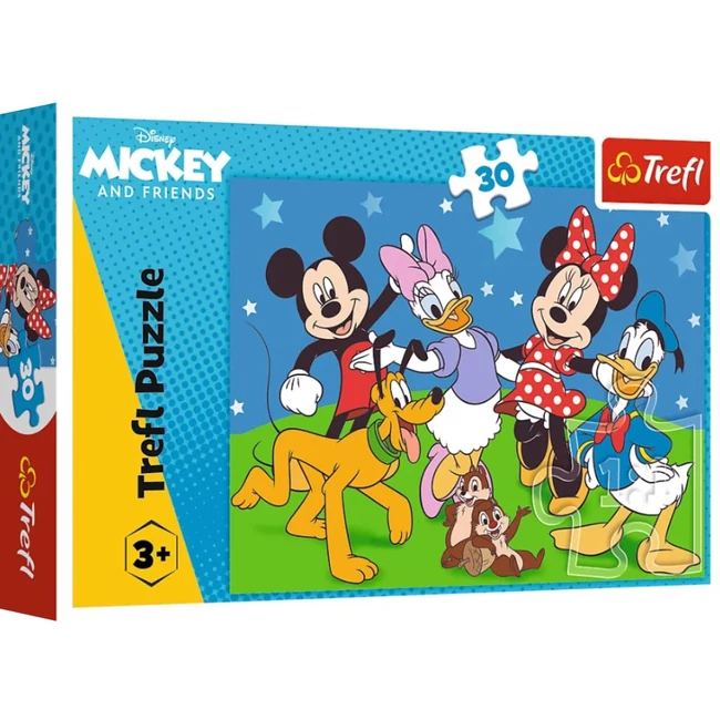 Disney Mickey egér és barátai 30 db-os puzzle – Trefl