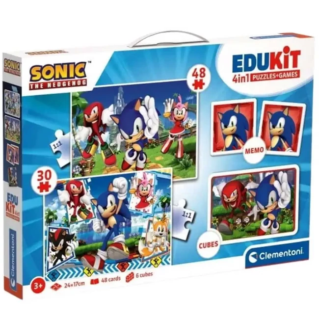 Edukit: Sonic 4 az 1-ben játékgyűjtemény – Clementoni