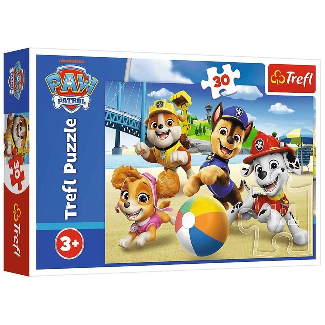 Mancs Őrjárat Kutyák a parton 30db-os puzzle - Trefl