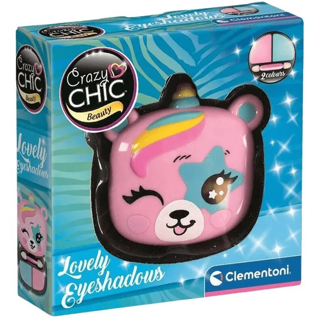 Crazy Chic: Szemhéjfesték maci alakú tárolóban – Clementoni