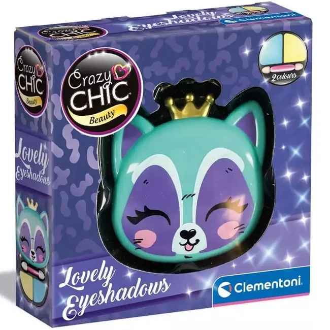 Crazy Chic: Szemhéjfesték róka alakú tárolóban – Clementoni