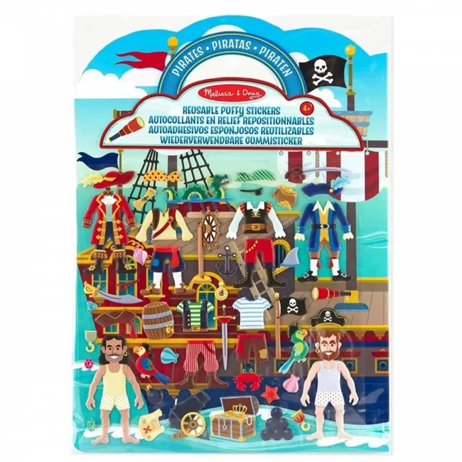 Kalózos pufi matrica készlet – Melissa & Doug
