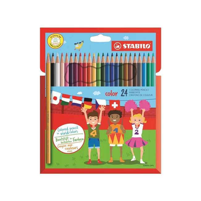 Stabilo: Color színes ceruza készlet 24 db-os