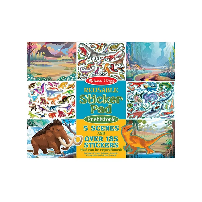 Őskor újrahasználható matrica készlet – Melissa &amp; Doug