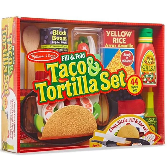 Taco és Tortilla ételkészítő játékszett – Melissa & Doug