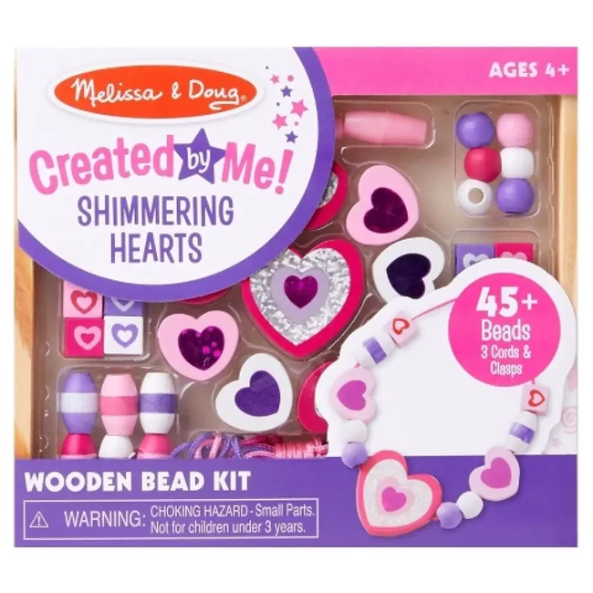 Ragyogó szívek fa gyöngyszett – Melissa & Doug