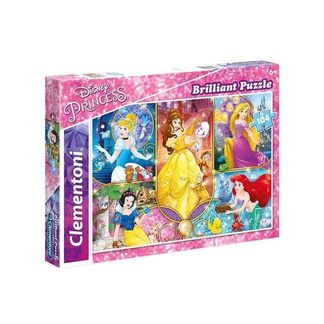 Disney hercegnők 104 db-os puzzle – Clementoni