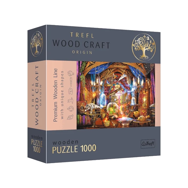 Wood Craft: Mágikus szoba 1000 db-os prémium fa puzzle – Trefl