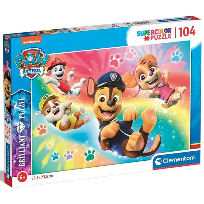 Mancs őrjárat 104 db-os Brilliant color puzzle – Clementoni