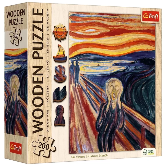 Edvard Munch: A sikoly 200 db-os fa puzzle – Trefl