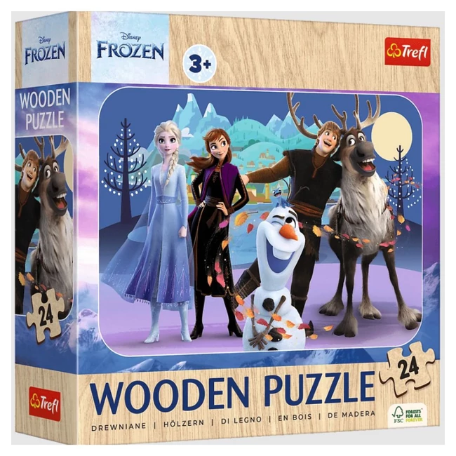 Jégvarázs 24 db-os fa puzzle – Trefl