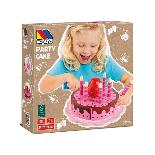 Molto: Fa születésnapi torta játékszett