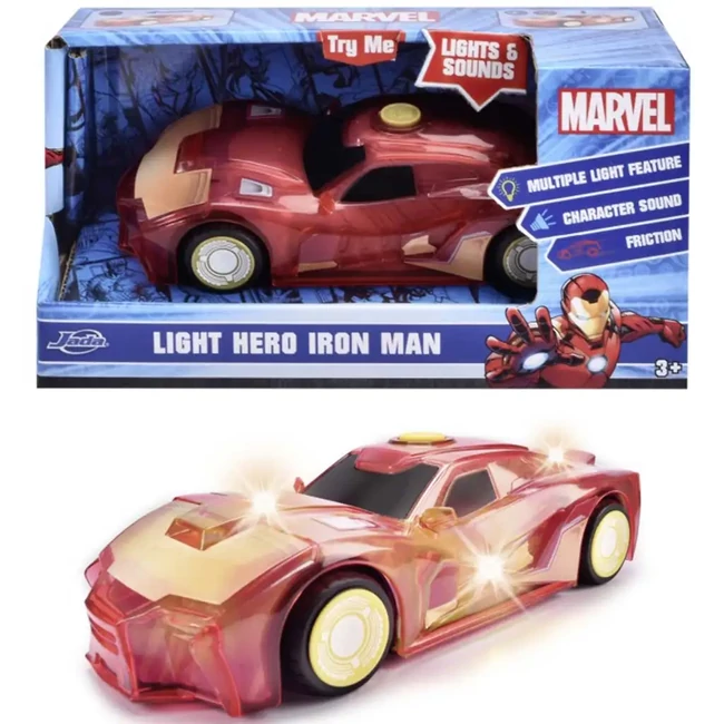 Marvel: Light Hero Vasember karakter járgány fény és hang effektekkel – Jada Toys