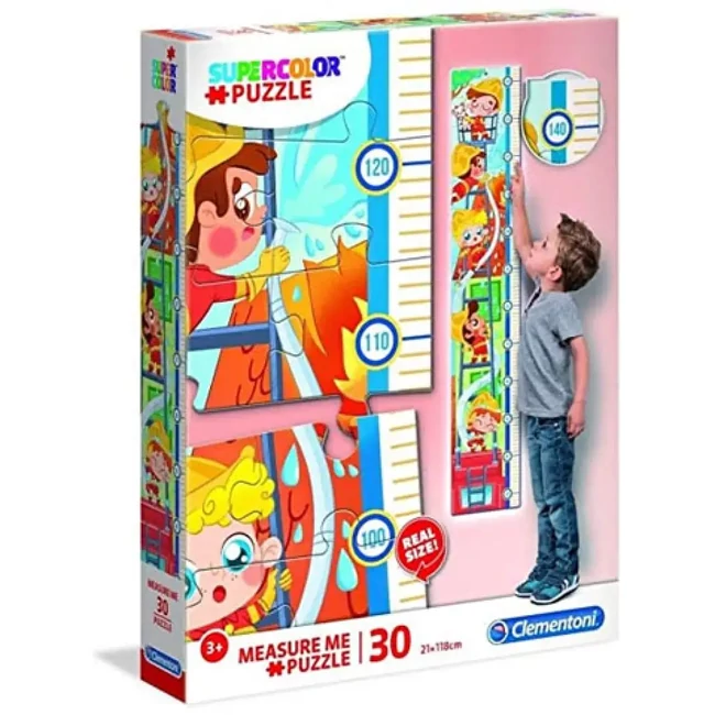Tűzoltók fali mérce 30 db-os puzzle – Clementoni