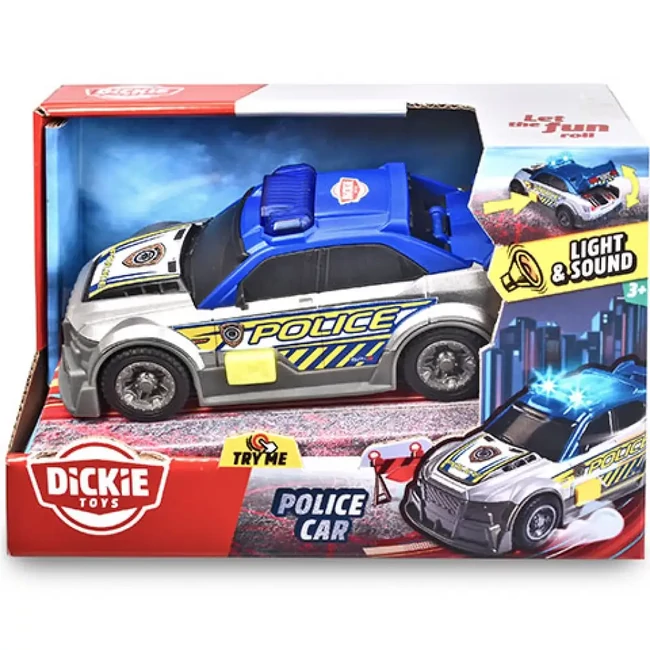 Rendőrautó fénnyel és hanggal 15 cm – Dickie Toys