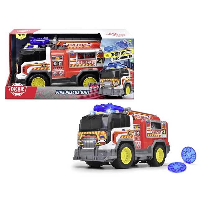 Tűzoltó autó fénnyel és hanggal 30 cm – Dickie Toys