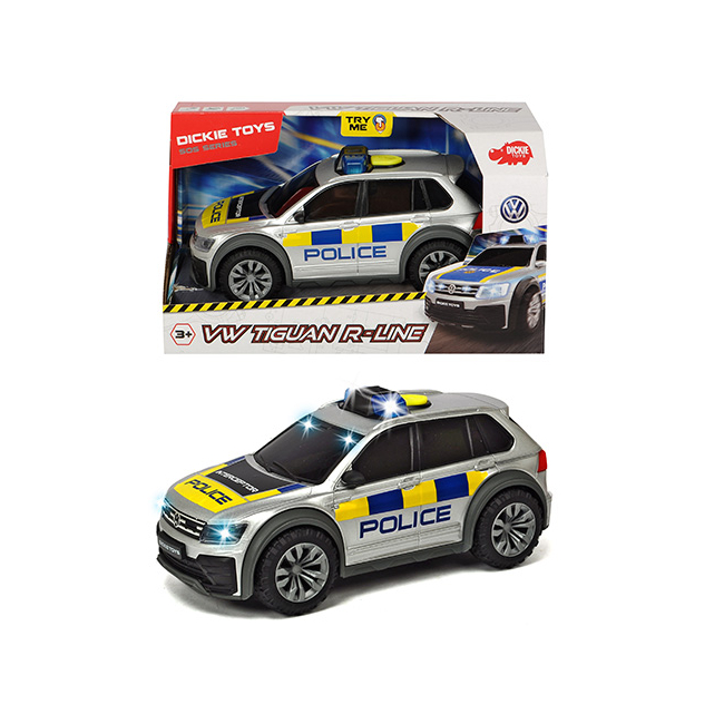 Volkswagen Tiguan R-Line rendőrautó fénnyel és hanggal – Dickie Toys