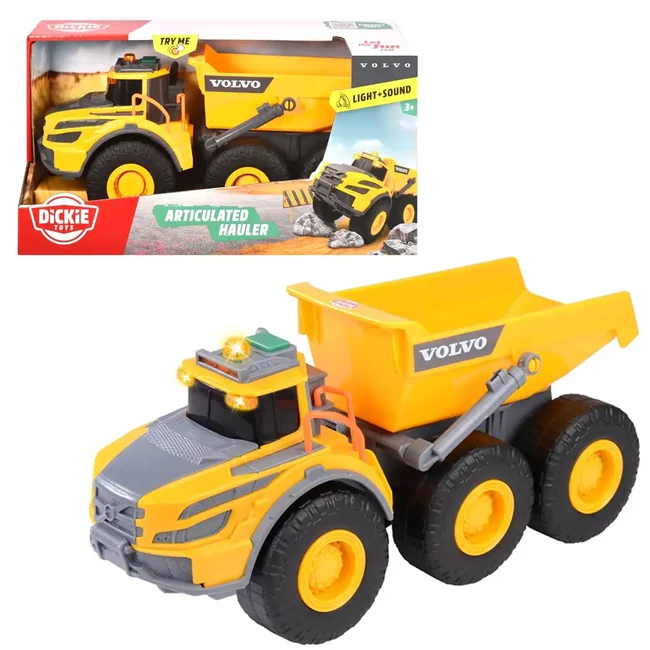 Volvo dömper fény és hang effektekkel 23 cm – Dickie Toys