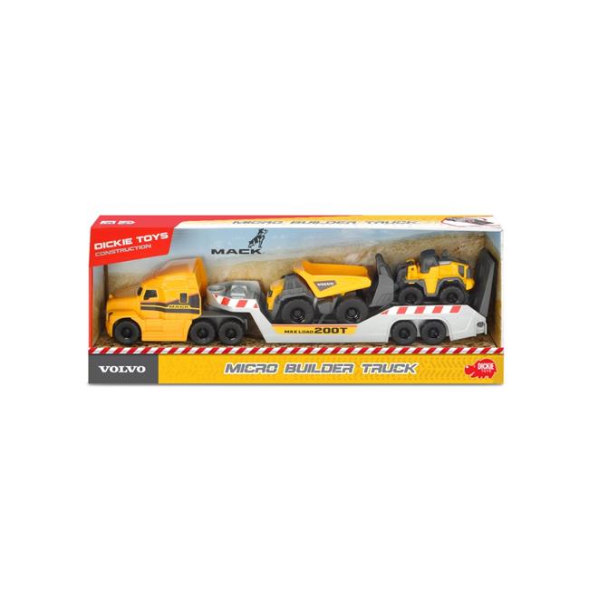Mack Volvo Micro Builder Truck kamion 32 cm – Dickie Toys