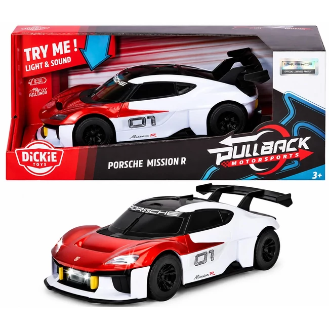 Porsche Mission R kisautó fénnyel és hanggal - Dickie Toys