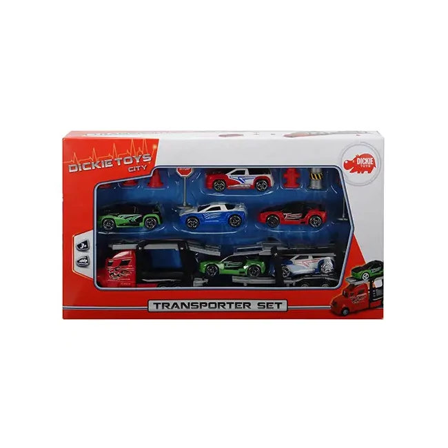 Autószállító kamion játékszett 26 cm kétféle változatban – Dickie Toys