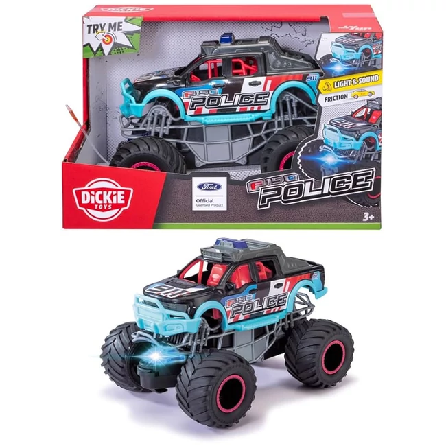 Ford F-150 Police kisautó fénnyel és hanggal - Dickie Toys