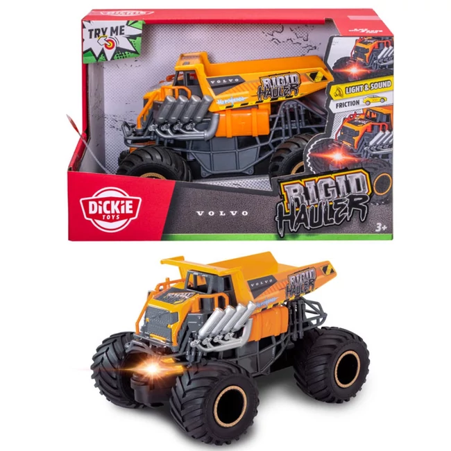 Volvo Rigid Hauler kisautó fénnyel és hanggal - Dickie Toys
