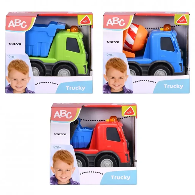 ABC Volvo Trucky városi munkagépek több változatban 13 cm – Simba Toys