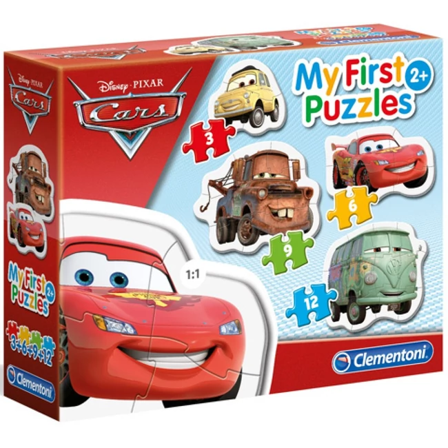 Verdák Supercolor 4 az 1-ben formapuzzle – Clementoni