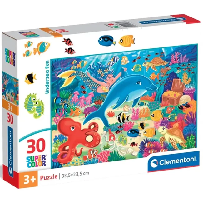 Tenger alatti kalandok 30 db-os supercolor puzzle – Clementoni