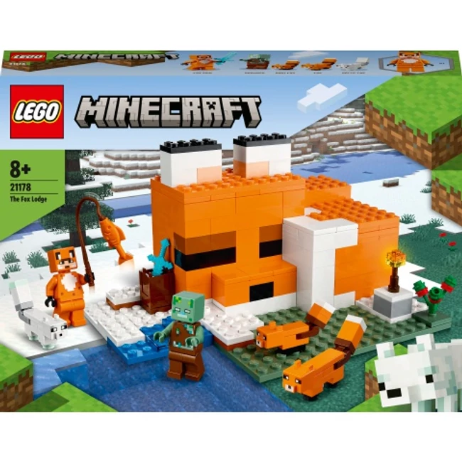 LEGO® Minecraft: A Rókaházikó (21178)