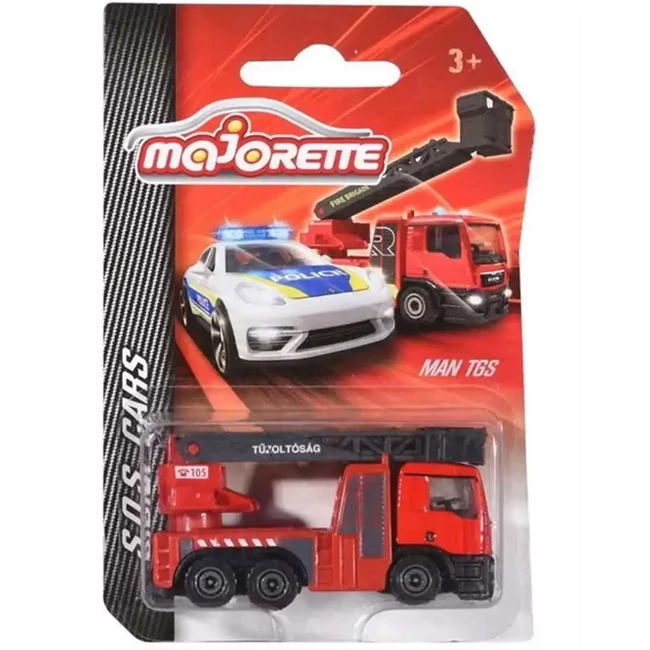 Majorette: MAN TGS emelőkosaras Magyar tűzoltóautó – Simba toys