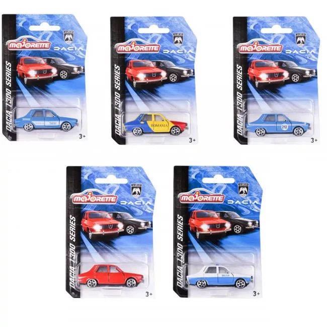 Majorette: Dacia 1300 series autómodellek többféle változatban 1/64 1 db – Simba Toys