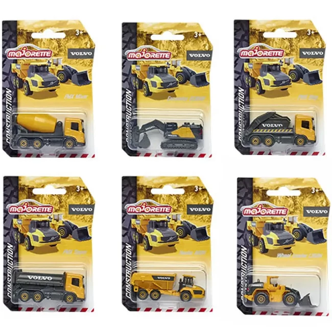Majorette – Volvo Edition építőipari munkagépek többféle változatban – Simba Toys
