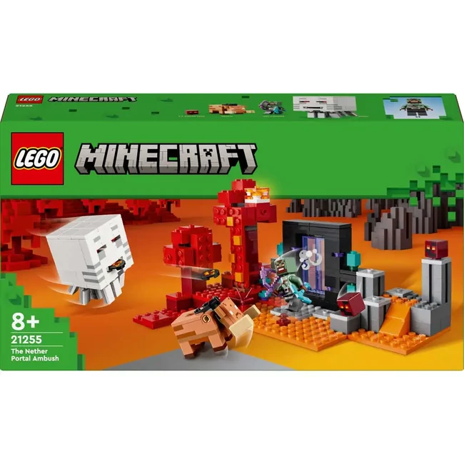 LEGO® Minecraft: Csapda az Alvilág kapunál (21255)