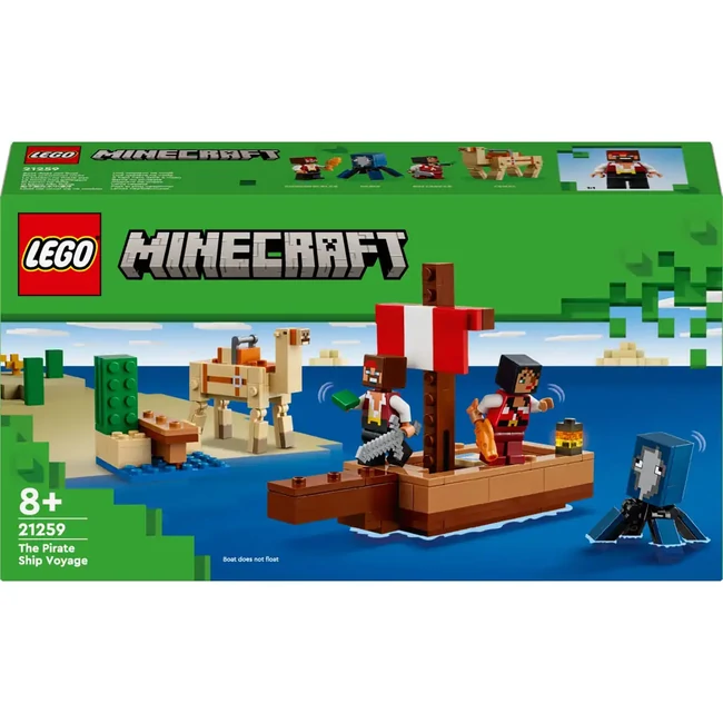 LEGO® Minecraft: A kalózhajós utazás (21259)