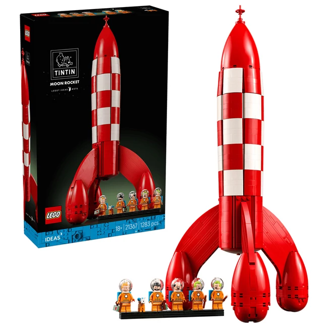 LEGO® Ideas: Tintin® holdrakéta (21367)